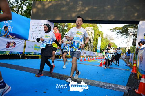 Race photo from Taman Budaya x BOGORUN 2025