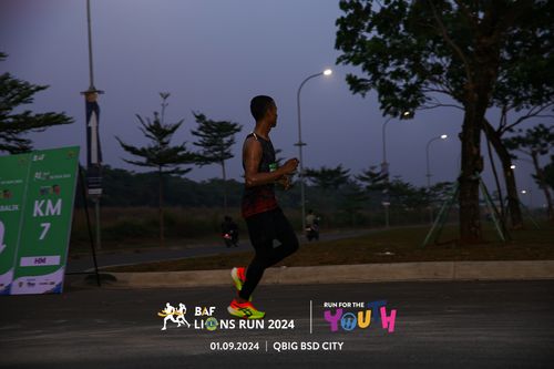 Race photo from BAF LIONS RUN 2024