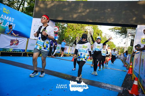 Race photo from Taman Budaya x BOGORUN 2025