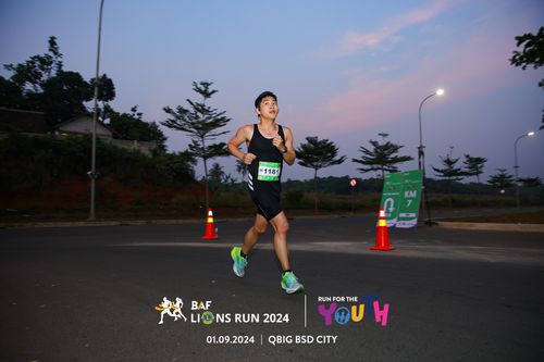 Race photo from BAF LIONS RUN 2024