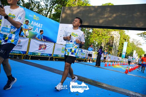 Race photo from Taman Budaya x BOGORUN 2025