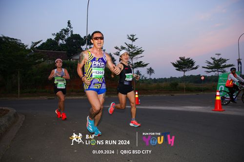 Race photo from BAF LIONS RUN 2024