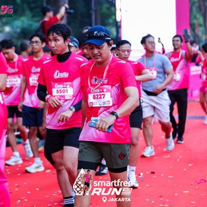 Race photo from SMARTFREN RUN 2026