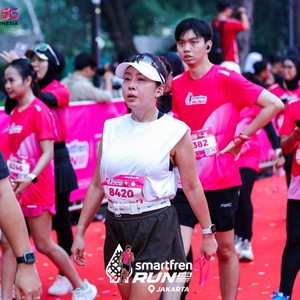 Race photo from SMARTFREN RUN 2026