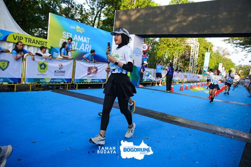 Race photo from Taman Budaya x BOGORUN 2025