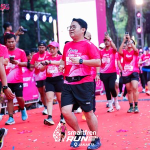 Race photo from SMARTFREN RUN 2026