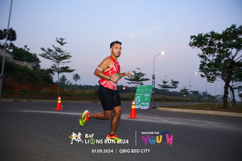 Race photo from BAF LIONS RUN 2024