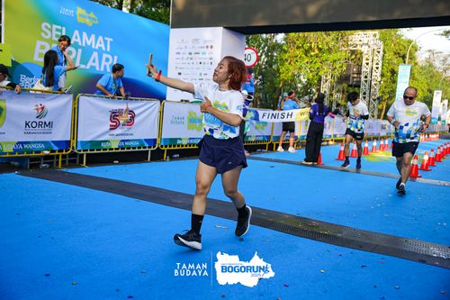 Race photo from Taman Budaya x BOGORUN 2025