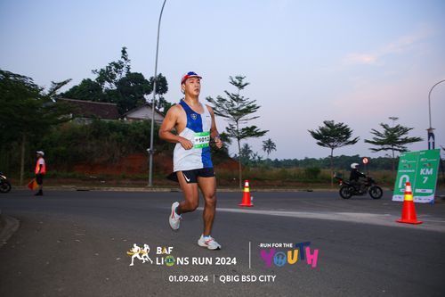 Race photo from BAF LIONS RUN 2024