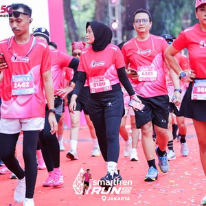 Race photo from SMARTFREN RUN 2026