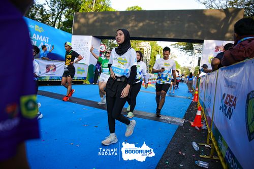 Race photo from Taman Budaya x BOGORUN 2025