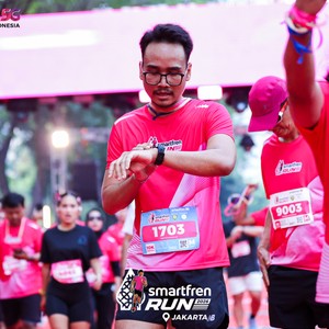 Race photo from SMARTFREN RUN 2026