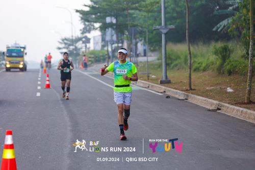 Race photo from BAF LIONS RUN 2024