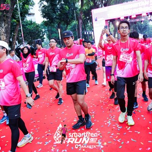 Race photo from SMARTFREN RUN 2026