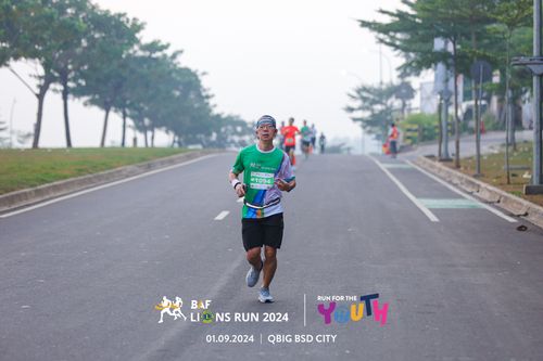 Race photo from BAF LIONS RUN 2024