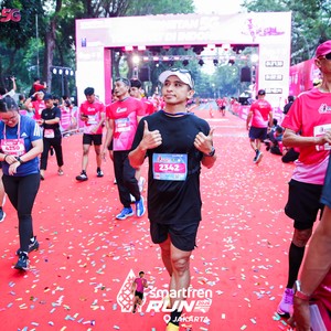 Race photo from SMARTFREN RUN 2026