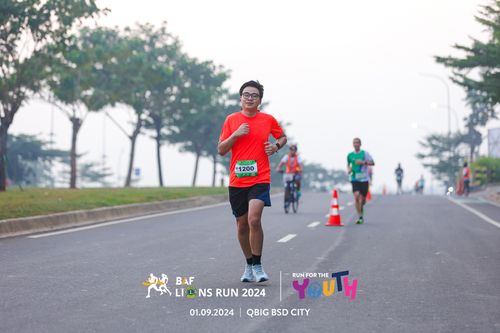 Race photo from BAF LIONS RUN 2024