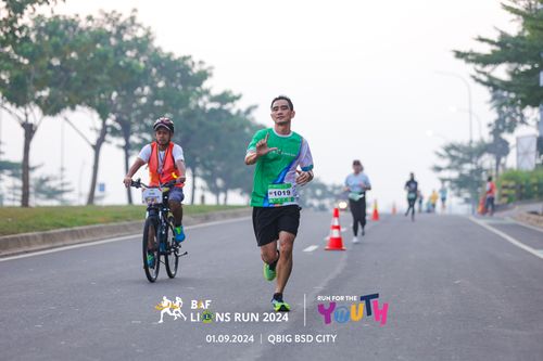 Race photo from BAF LIONS RUN 2024