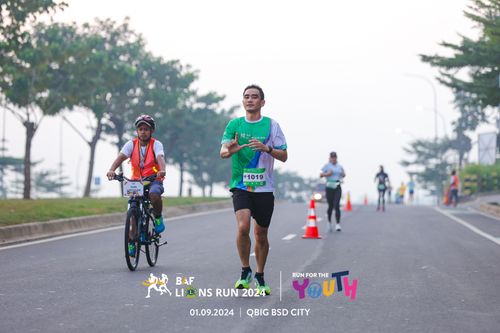 Race photo from BAF LIONS RUN 2024