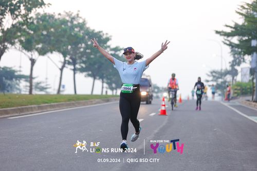 Race photo from BAF LIONS RUN 2024