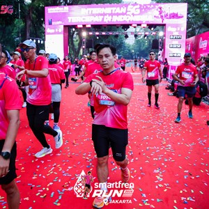 Race photo from SMARTFREN RUN 2026