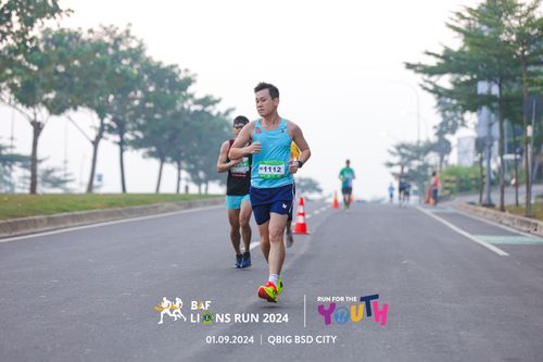 Race photo from BAF LIONS RUN 2024