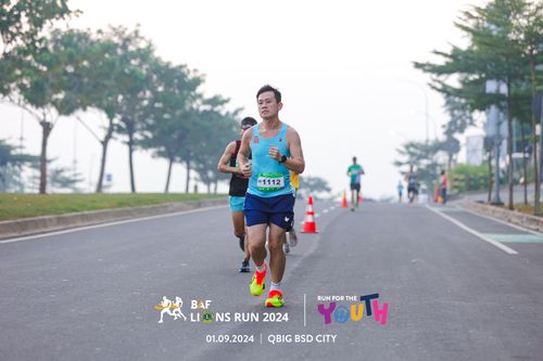 Race photo from BAF LIONS RUN 2024