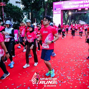 Race photo from SMARTFREN RUN 2026