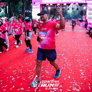 Race photo from SMARTFREN RUN 2026