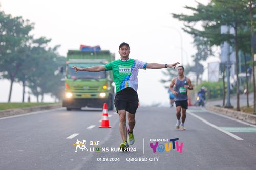 Race photo from BAF LIONS RUN 2024