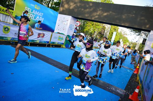 Race photo from Taman Budaya x BOGORUN 2025