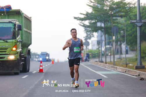 Race photo from BAF LIONS RUN 2024