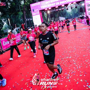 Race photo from SMARTFREN RUN 2026