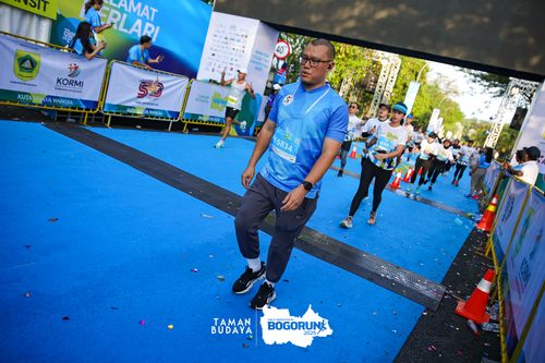 Race photo from Taman Budaya x BOGORUN 2025