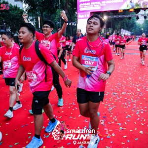 Race photo from SMARTFREN RUN 2026