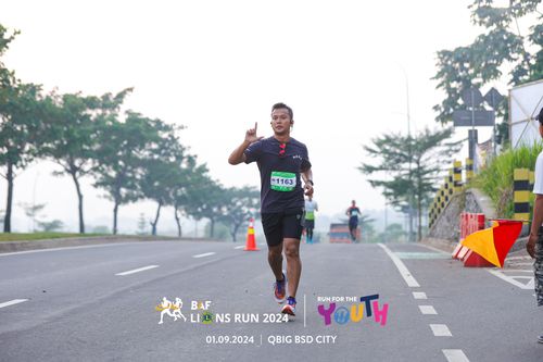 Race photo from BAF LIONS RUN 2024