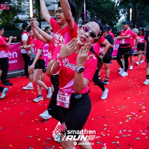 Race photo from SMARTFREN RUN 2026