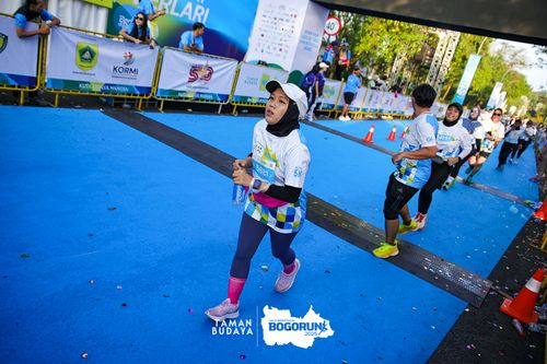 Race photo from Taman Budaya x BOGORUN 2025