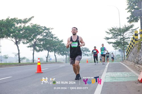 Race photo from BAF LIONS RUN 2024