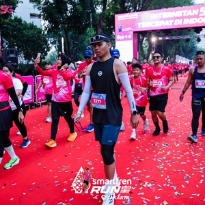 Race photo from SMARTFREN RUN 2026