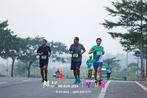 Race photo from BAF LIONS RUN 2024