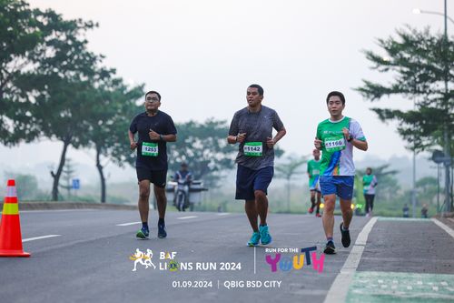Race photo from BAF LIONS RUN 2024