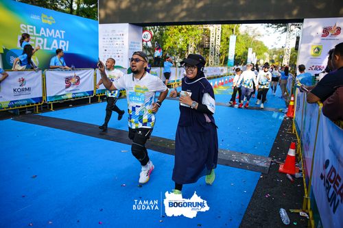 Race photo from Taman Budaya x BOGORUN 2025