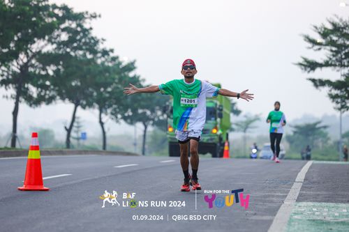 Race photo from BAF LIONS RUN 2024