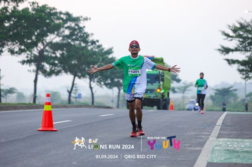 Race photo from BAF LIONS RUN 2024