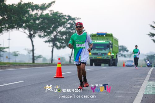 Race photo from BAF LIONS RUN 2024