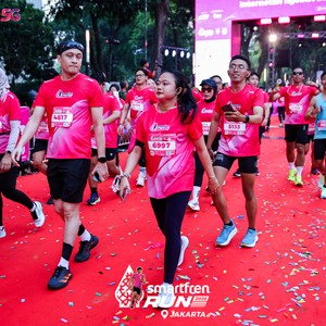 Race photo from SMARTFREN RUN 2026