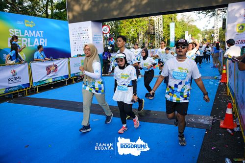 Race photo from Taman Budaya x BOGORUN 2025