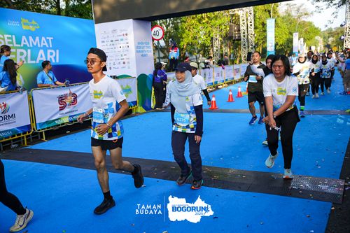 Race photo from Taman Budaya x BOGORUN 2025