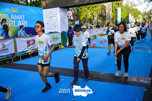 Race photo from Taman Budaya x BOGORUN 2025